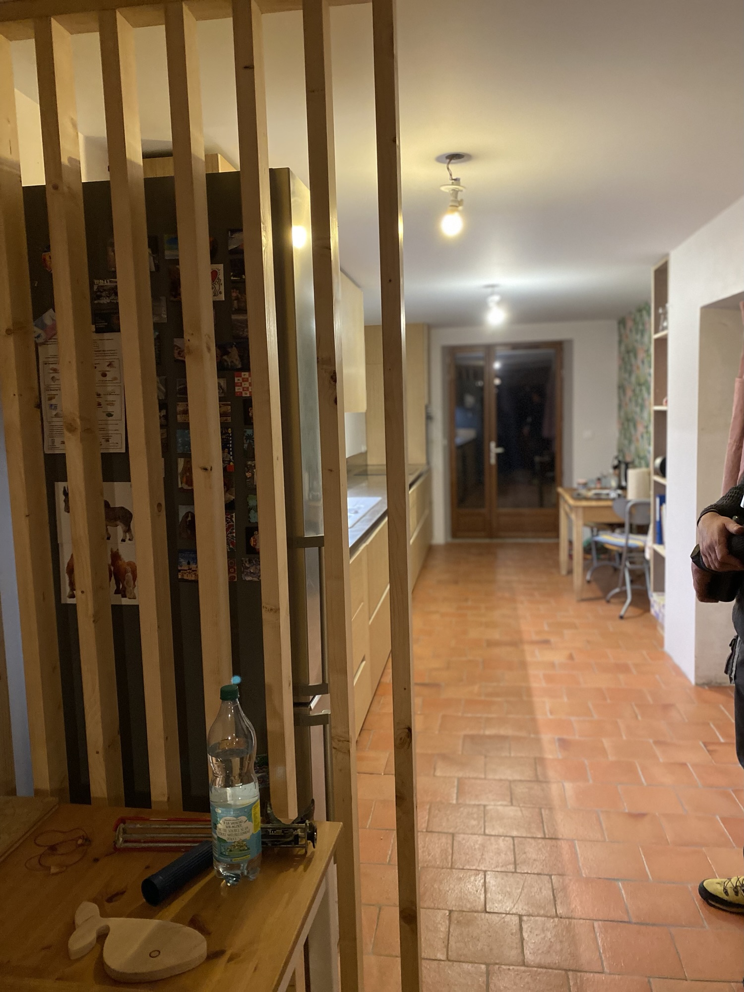 Vue cuisine en réemploi